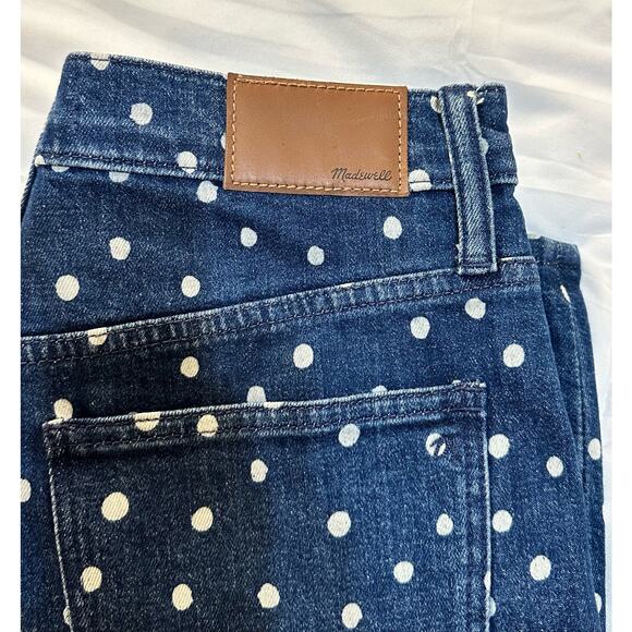 Madewell Cropped Jeans with Dot Pattern - Picture 8 of 9
